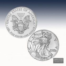 1 x 1 Oz Silbermünze 1$ USA "American...