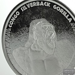1 x 5000 CFA Silbermünze Republik...