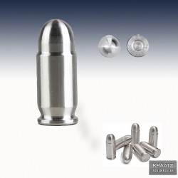 1 x 1 Oz Silver "Bullet .45 Caliber ACP"
