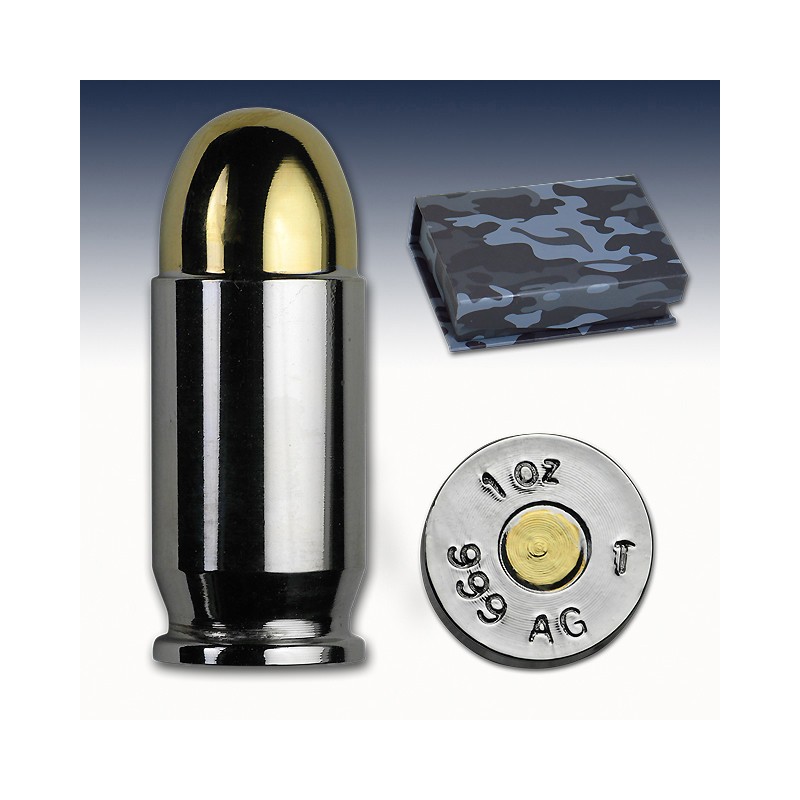 1 oz Silver Bullion Bullet - .45 Caliber l JM Bullion™