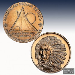 1 x 1 Oz Copper Round American Indian...