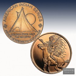 1 x 1 Oz Copper Round American Indian...
