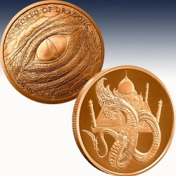 1 x 1 oz Copperround Golden State...