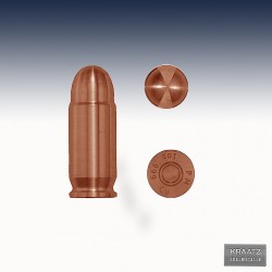 1 x 1 Oz Copper "Bullet .45 Caliber ACP"