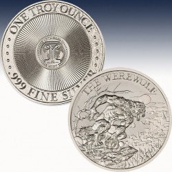 1 x 1 Oz Silverround Intaglio Mint...