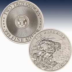 1 x 2 oz Silverround Intaglio Mint...