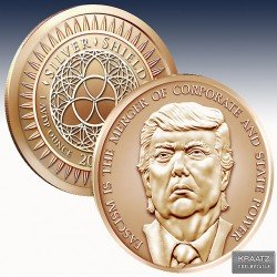 1 x 1 oz Copperround Silver Shield...