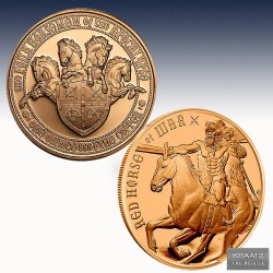 1 x 1 oz Copperround Four Horsemen of...