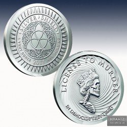 1 x 1 oz Silverround Silver Shield...
