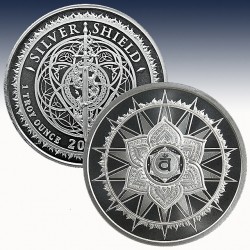 1 x 1 oz Silverround Silver Shield...