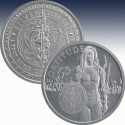 1 x 1 oz Silverround Silver Shield...