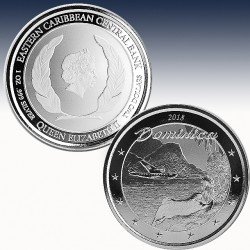 1 x 1 oz Silbermünze 2$ Nature Isel...