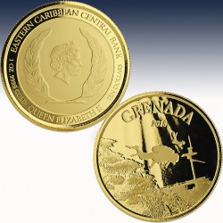 1 x 1 oz Goldmünze 10$ Grenada...