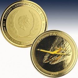 1 x 1 oz Goldmünze 10$ St. Vincent &...