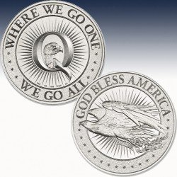 1 x 1 Oz Silver Round Intaglio Mint...