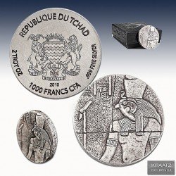 1 x 2 oz Silbermünze 1.000 Francs...