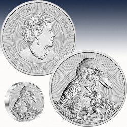 1 x 10 Oz Silbermünze 10$ Australien...