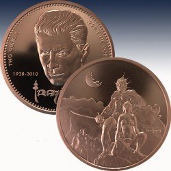 1 x 2 oz Copper Round Golden State...