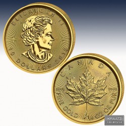 1 x 1/4 Oz Goldmünze 10$ Canada...