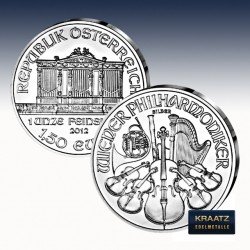 1 x 1 Oz Silbermünze 1,50 Österreich...
