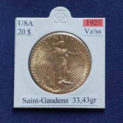 1 x 20$ Goldmünze America "St....