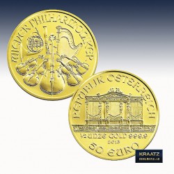 1 x 1/4 Oz Gold 25 Euro Österreich...