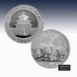 1 x 1 Oz Silbermünze 10 Yuan "China...