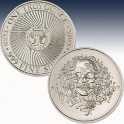 1 x 1 Oz Silverround Inaglio Mint...