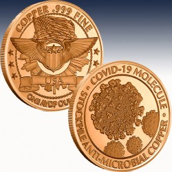 1 x 1 oz Copper Round Osborne...