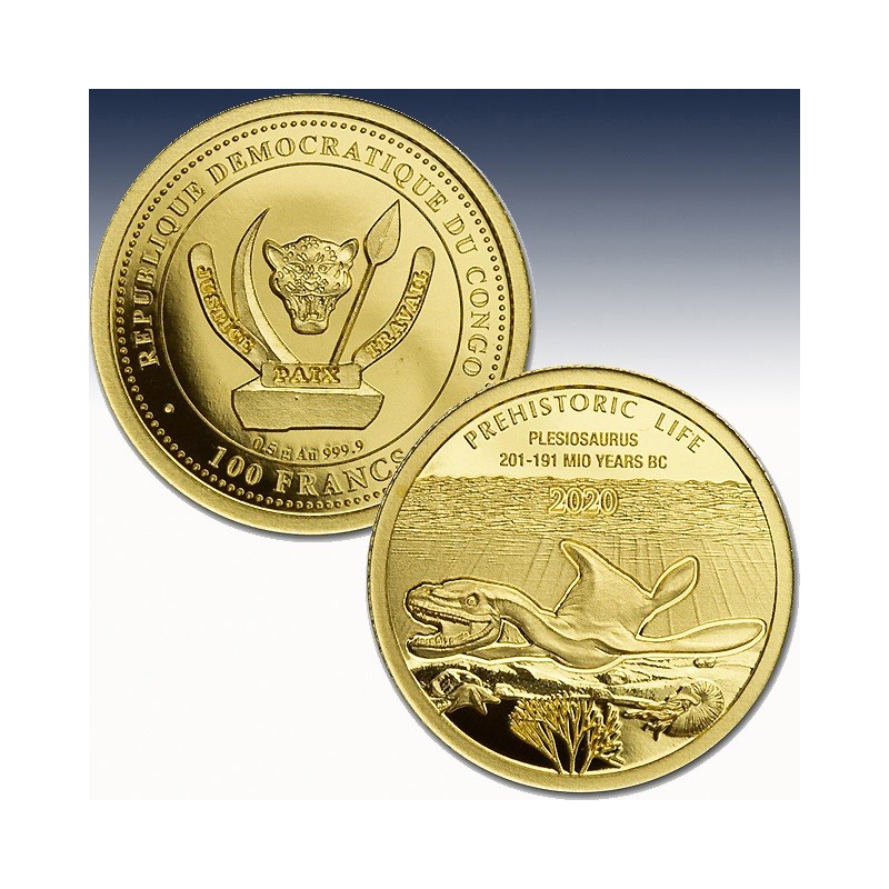 2020 Congo TYRANNOSAURUS REX BU coin .999 fine silver 