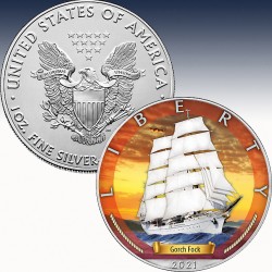 1 x 1 oz Silbermünze 5$ USA "Silver...