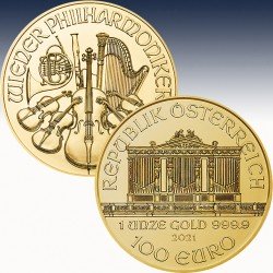 1 x 1 Oz Gold 100 Euro Österrteich...