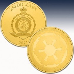 1 x 1 oz Goldmünze 250$ Niue "Star...