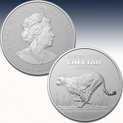 1 x 1 oz Silber 1$ Australien...