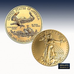 1 x 1 Oz Goldmünze 50$ USA "American...