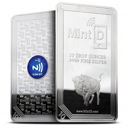 1 x 10 oz Silver Bar Mint ID...