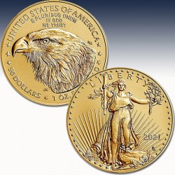 1 x 1 oz Gold 50$ USA "American Eagle...
