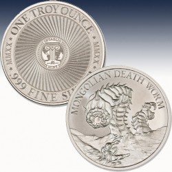 1 x 1 Oz Silverround Intaglio Mint...