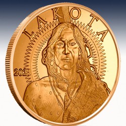 1 x 1 oz Copper Round "Lakota Crazy...