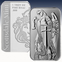 1 x 1 oz Silverbar Scottsdale Mint...