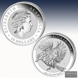 1 x 10 Oz  Silbermünze 10$ Australien...