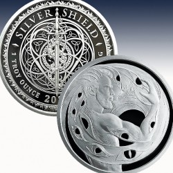 1 x 1 oz Silverround Silver Shield...