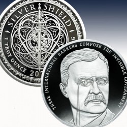 1 x 1 oz Silverround Silver Shield...