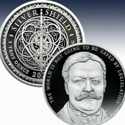 1 x 1 oz Silverround Silver Shield...