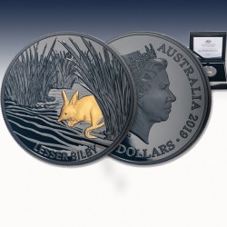 1 x 1 Oz Silbermünze 5$ Australien...