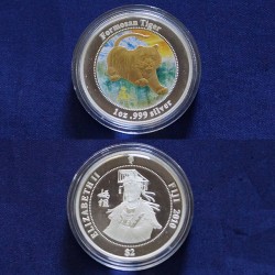 1 x 1 oz Silbermünze 2$ Fiji...