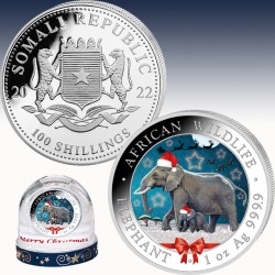 1 x 1 oz Silbermünze 100 SH "Somalia...