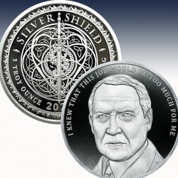 1 x 1 oz Silverround Silver Shield...