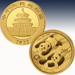 1 x 15 Gramm Gold 200 Yuan "China...
