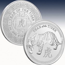 1 x 1 oz Silverround Provident Metals...